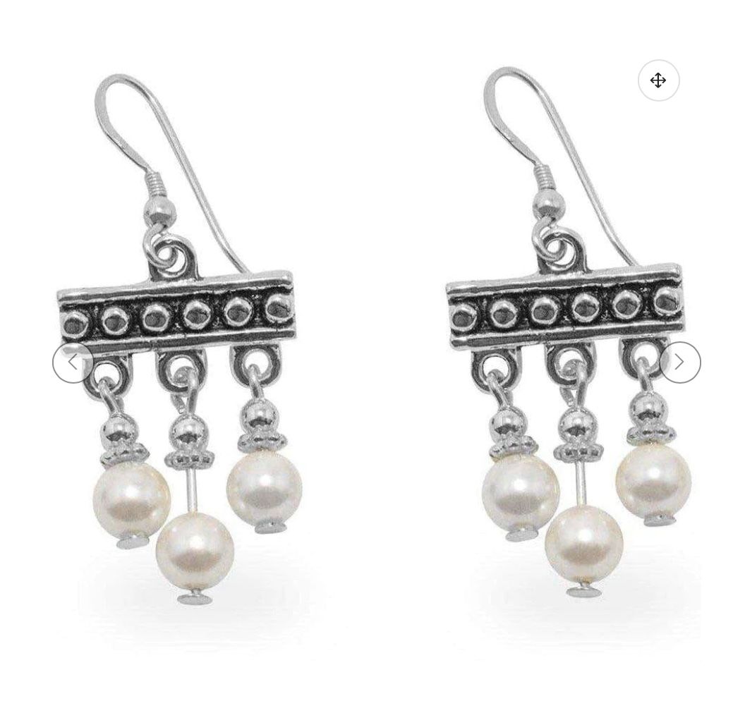 Customer photo review of Crotalia Orecchini di Pompei a tre pendenti