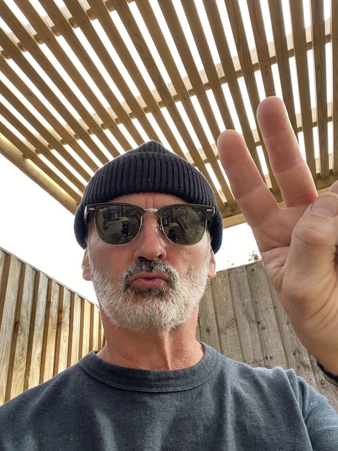 Customer photo review of WWII USAAF A-4 Wool Watch Cap - Black