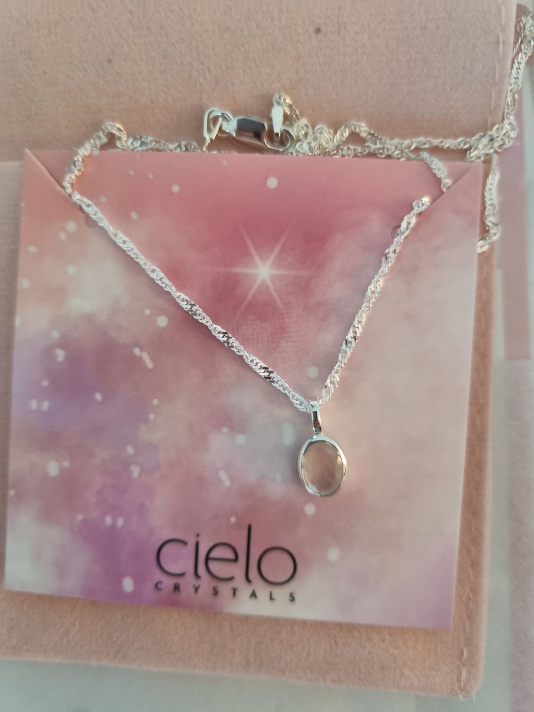 Customer photo review of Berlock Oktober Rosenkvarts Silver