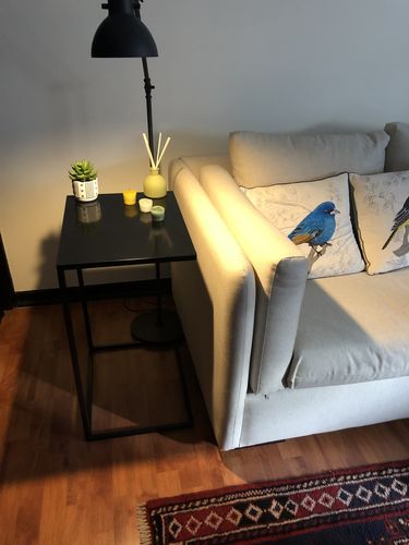 Customer photo review of Mesa Lateral Piscolera 45 x 35 x 66 METAL BLACK