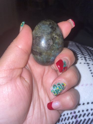 Customer photo review of Empowering Labradorite Necklace