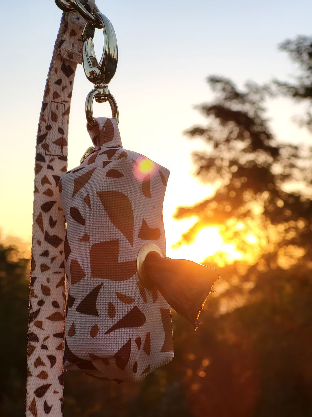 Customer photo review of Etui na kupoworki "Beige Terrazzo"