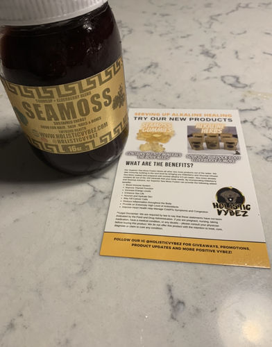 Customer photo review of Elderberry and Soursop Infused Sea Moss Gel