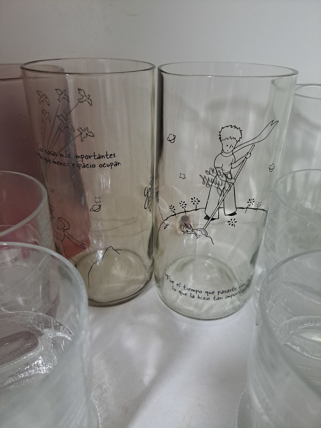 Customer photo review of El Principito Juego de 6 Vasos
