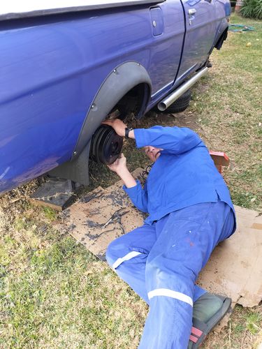 Customer photo review of Brake Shoes Nissan 1400 993-2008