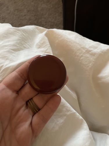Customer photo review of Red Agate Circle Crystal