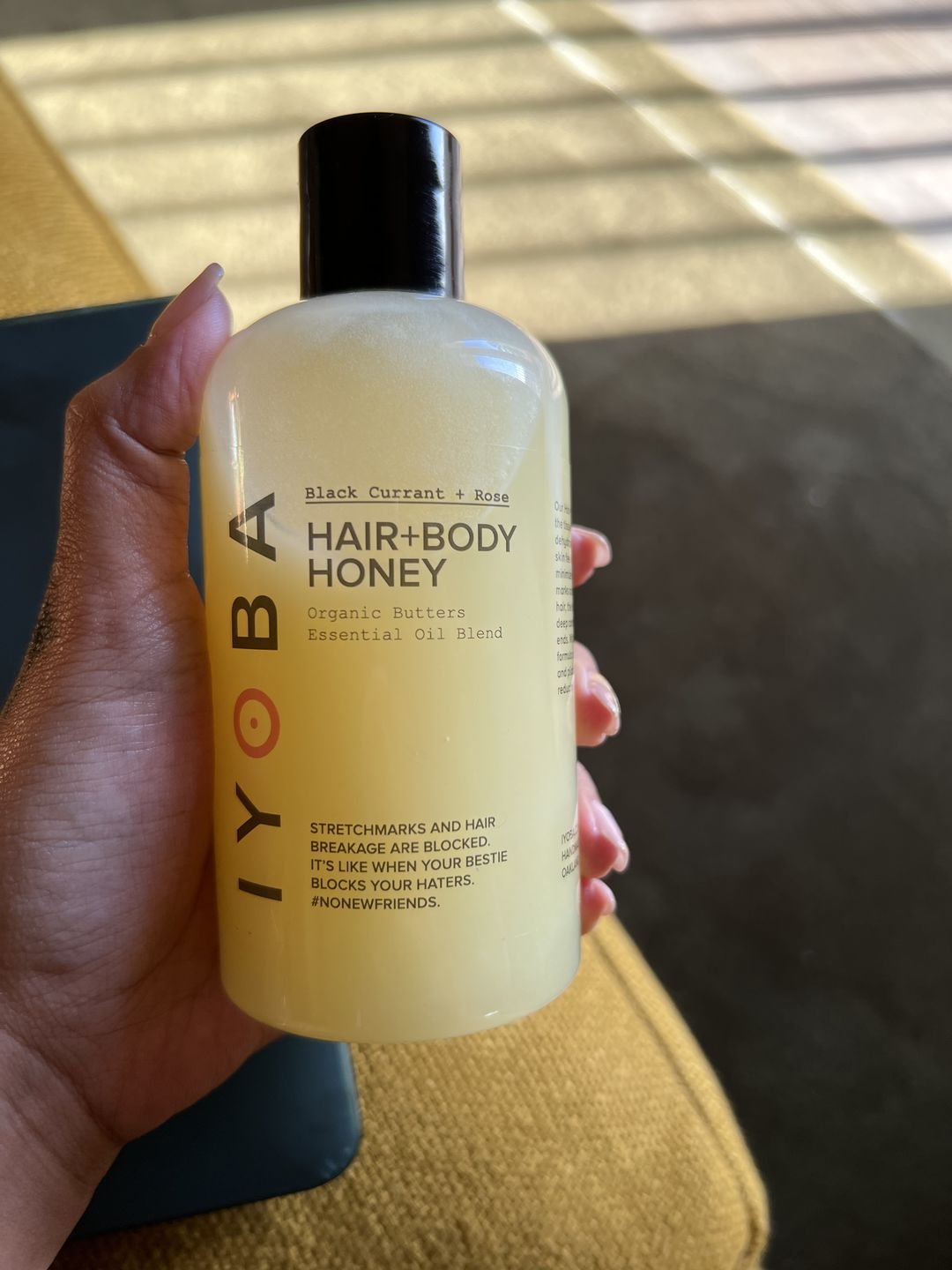 Customer photo review of Hair and Body Honey