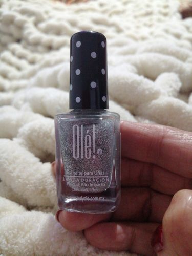 Customer photo review of Esmalte de Uñas Olé Glitter 3D, 13 ml