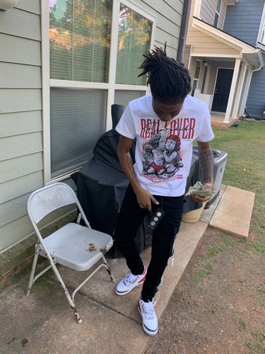Customer photo review of Fire Red 3s DopeSkill T-Shirt Real Lover Graphic