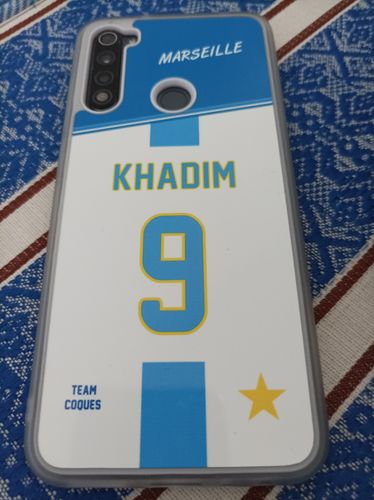 Customer photo review of Coque foot MARSEILLE OM personnalisable - TEAMCOQUES