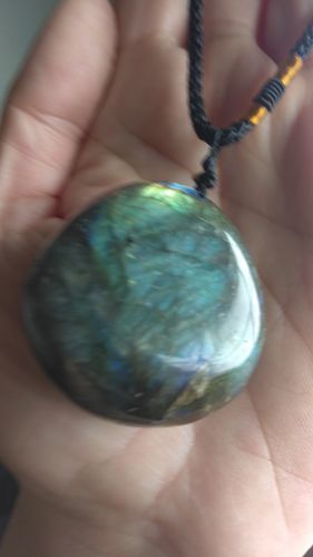 Customer photo review of Empowering Labradorite Necklace
