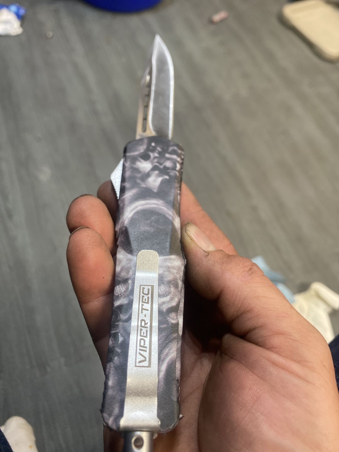 Customer photo review of Blue Ghost D/A OTF (Multiple Blade Styles Available)