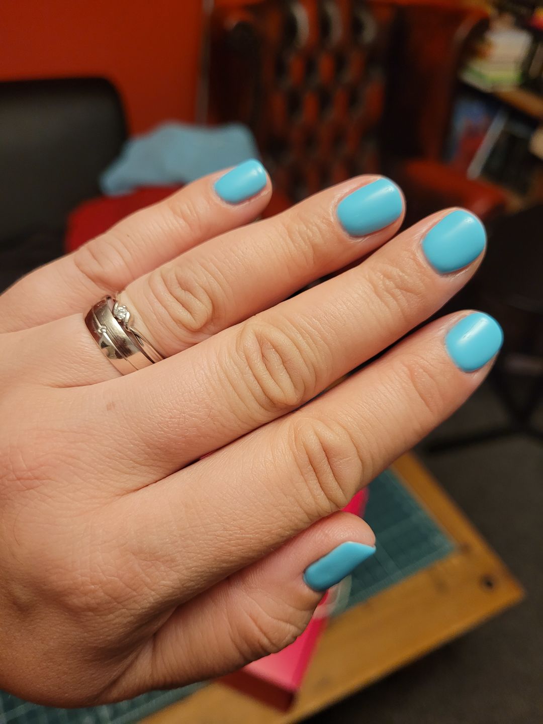 Customer photo review of Semilac Top Coat No Wipe Real Colour UV Gel Polish 11 ml