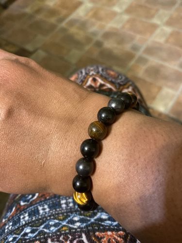 Customer photo review of Triple Stone Protection Bracelet
