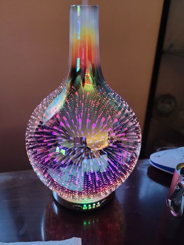 Customer photo review of Oil Aroma Diffuser 3D Glass