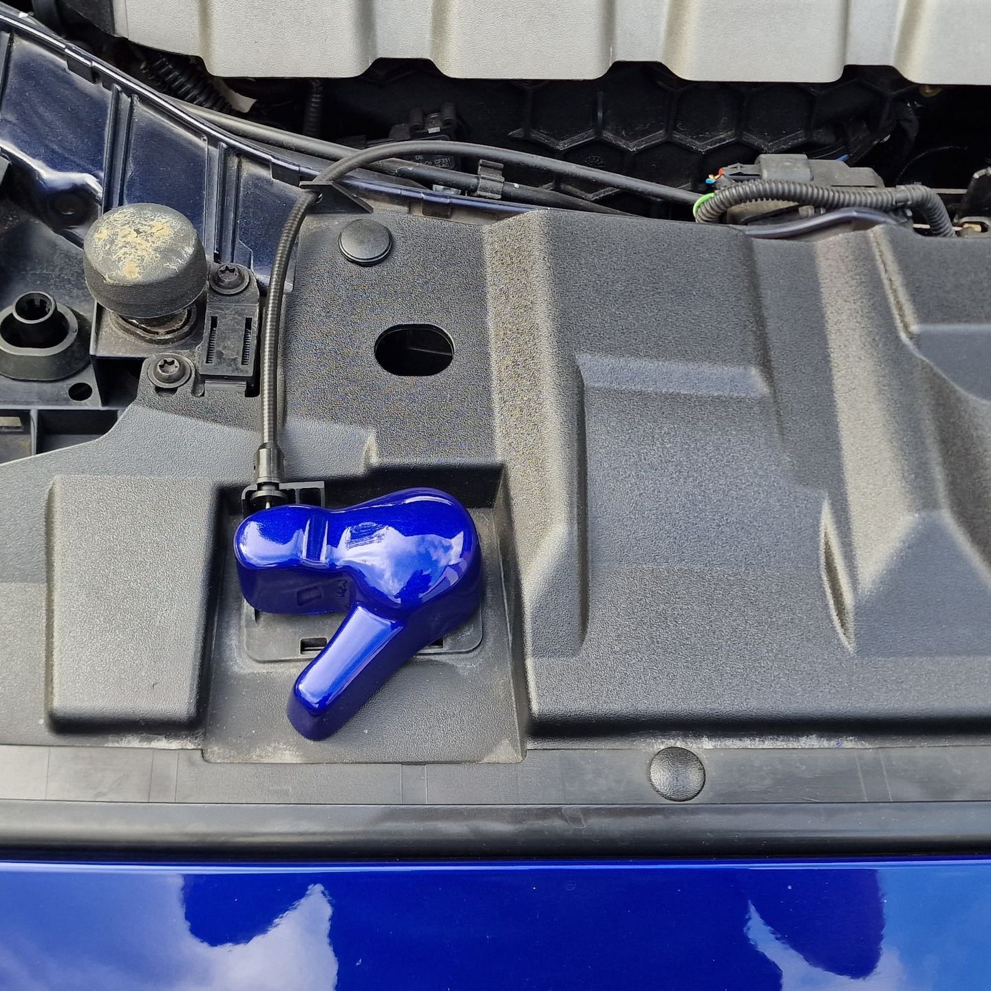 Customer photo review of Proform Bonnet Catch Cover (Painted/Hydrodipped) - MK3 / 3.5 Focus & Mk2 Puma