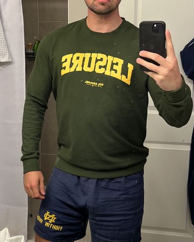 Customer photo review of Light Sol Leisure Pullover, Military Green