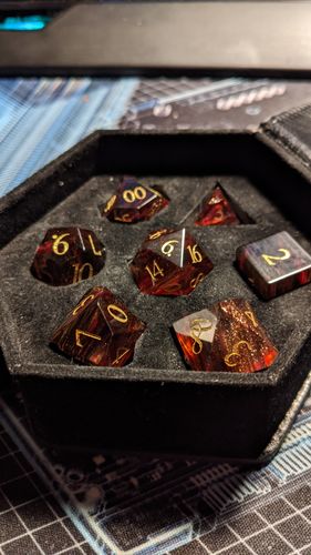 Customer photo review of Glaswürfel Firestorm