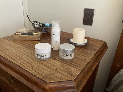 Customer photo review of Pack 3 productos: Hidro-K Día, Hidro-K Noche, Antiox+