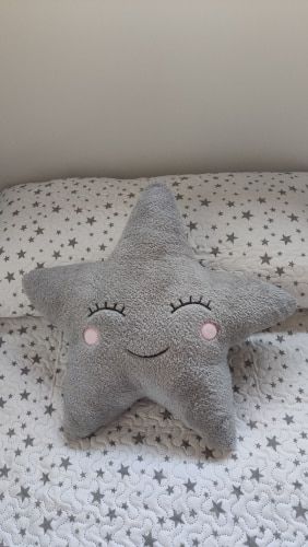 Customer photo review of Pastel Sky Plush Cushion Collection