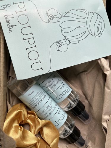 Customer photo review of Notre soin éclaircissant pour des cheveux rayonnants en moins de 5 minutes