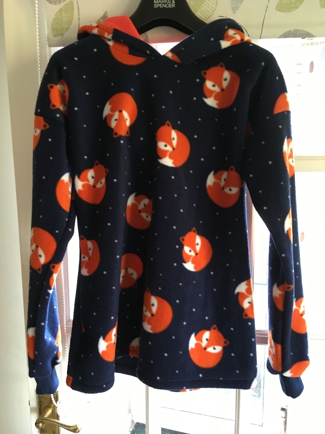 Customer photo review of Sleeping Foxes Anti Pill Polar Fleece Fabric
