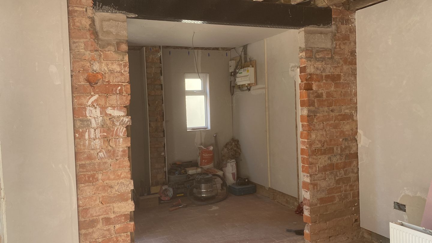 Customer photo review of 100mm Box Lintel | Extra Heavy Duty