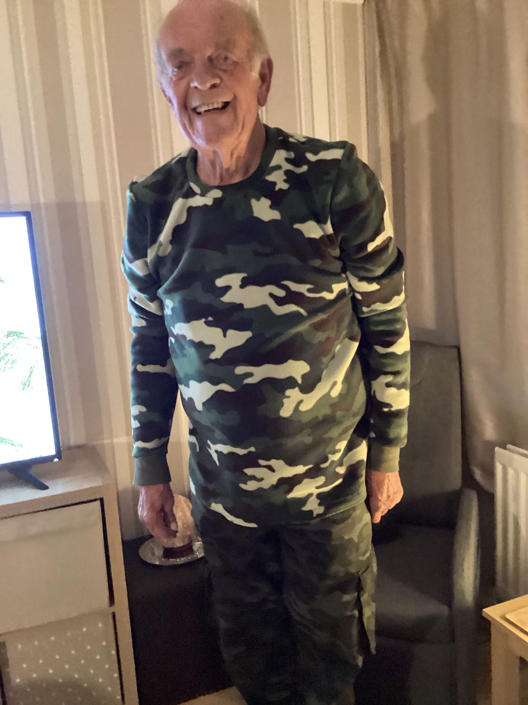 Customer photo review of Camo Anti Pill Polar Fleece Fabric