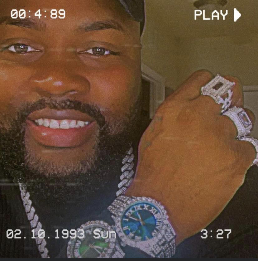 Customer photo review of Sapphire Numeral Dial Diamond Simulant Watch - Silver