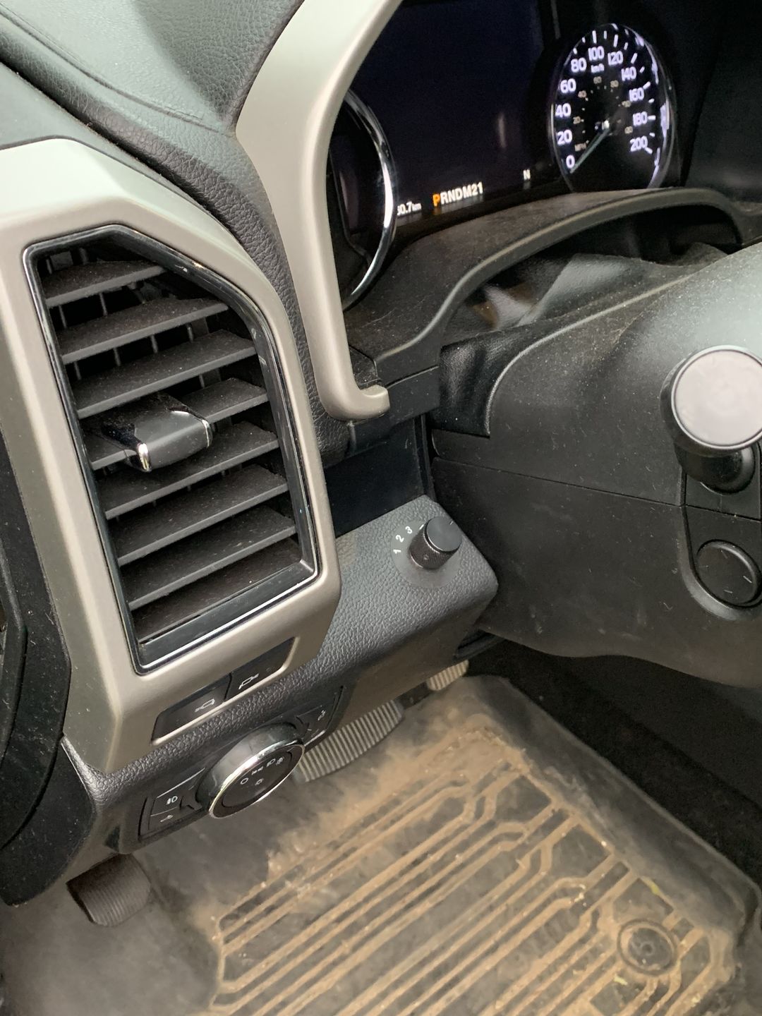 Customer photo review of 2011-2025 Powerstroke CAC SOTF Switch (FTCACBlueBlue)