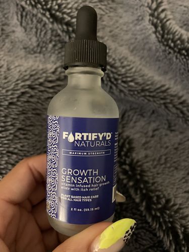Customer photo review of Growth Sensation and Super Growth Oil Duo