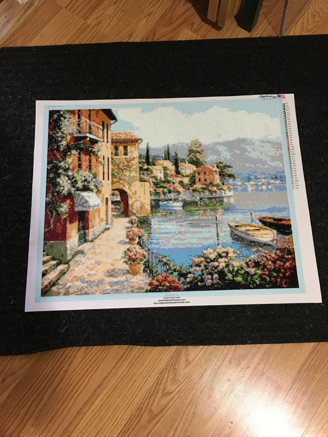 Customer photo review of American Diamond Art River Path Diamond Painting PL00067