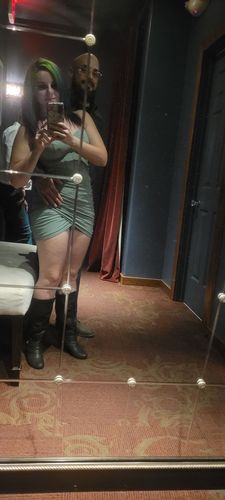 Customer photo review of Jess Corset Dress (SAGE)