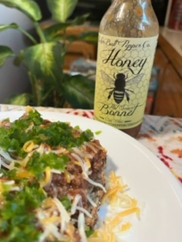 Customer photo review of Puckerbutt Honey Bonnet Hot Sauce