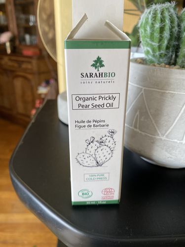 Customer photo review of Sarahbio - huile de pépins de figue de barbarie - 30 mL