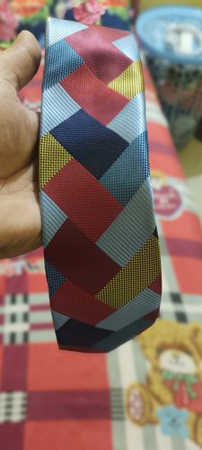 Customer photo review of Multicolor bloom Neck Tie