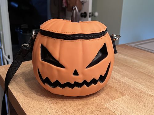 Customer photo review of PRE-ORDER - Sleepy Hollow™ BABY Pumpkin Bag