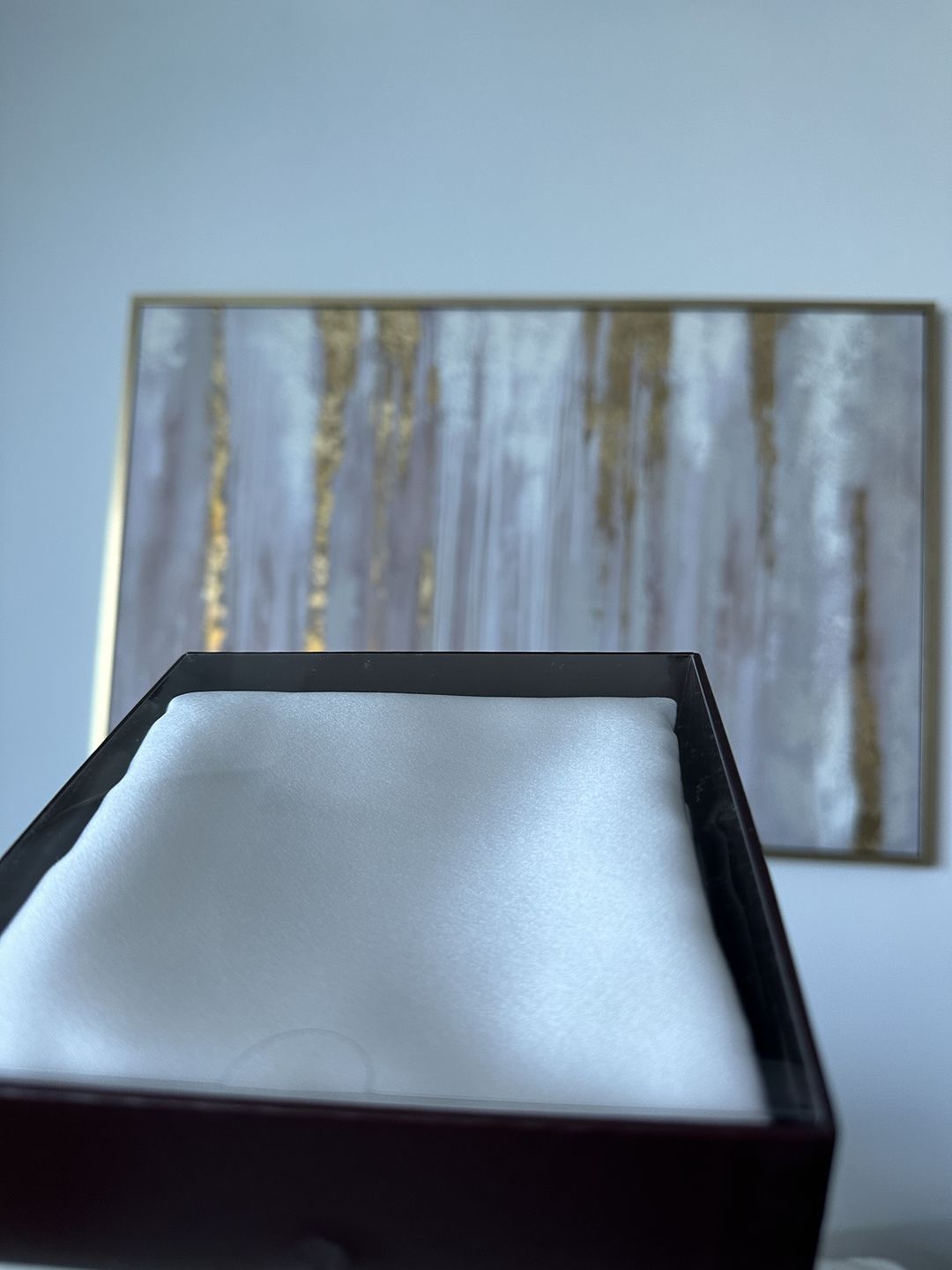 Customer photo review of Brilliant White Pure Silk Pillowcase