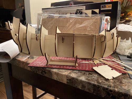 Reseña con foto de un cliente sobre Maqueta Barco Buccaneer