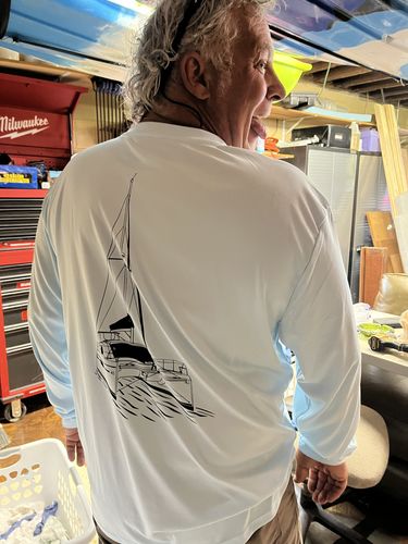 Customer photo review of Custom Digital Boat Artwork