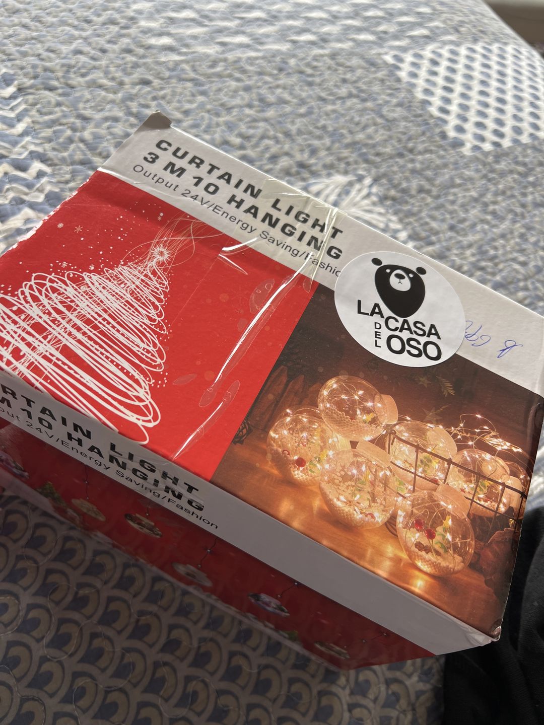 Customer photo review of Guirnalda Esferas Navidad