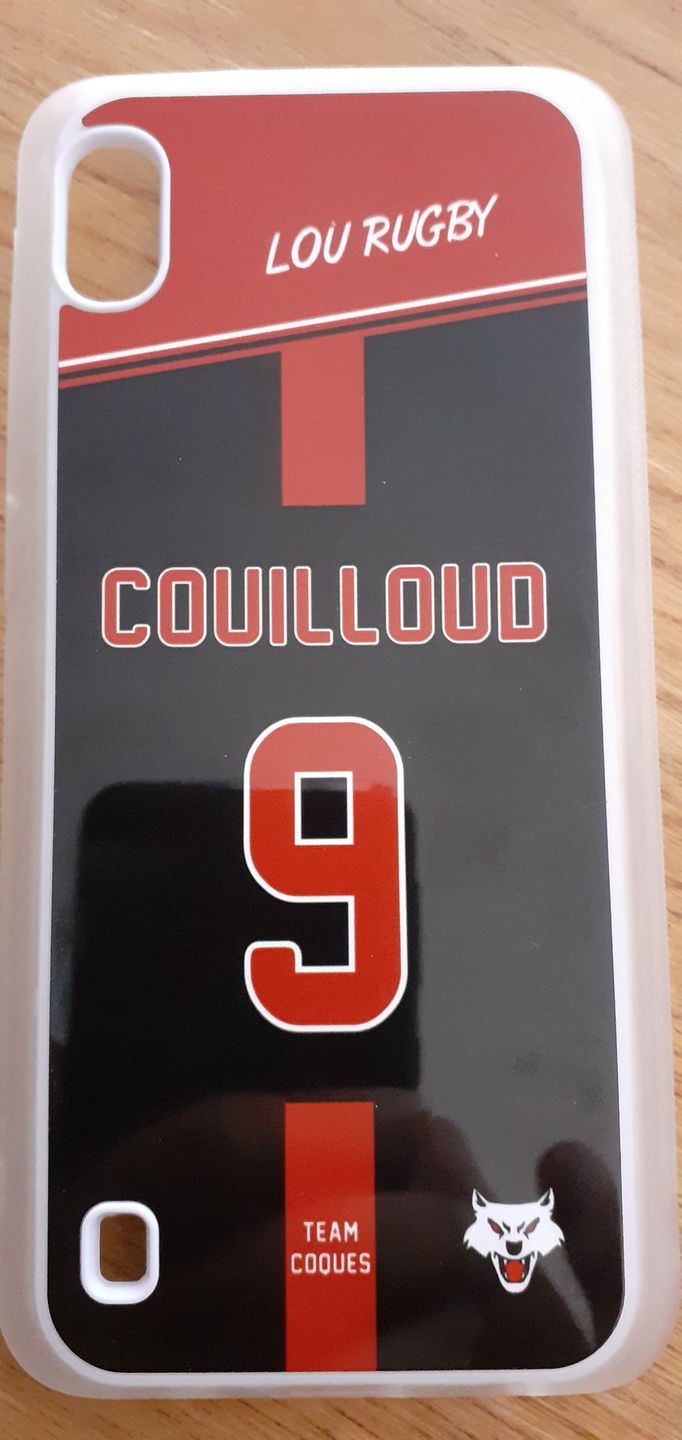 Customer photo review of Coque rugby LYON RUGBY LOU personnalisable - TEAMCOQUES