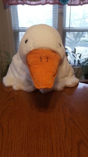 Customer photo review of Giant Swan Buddy Plushie