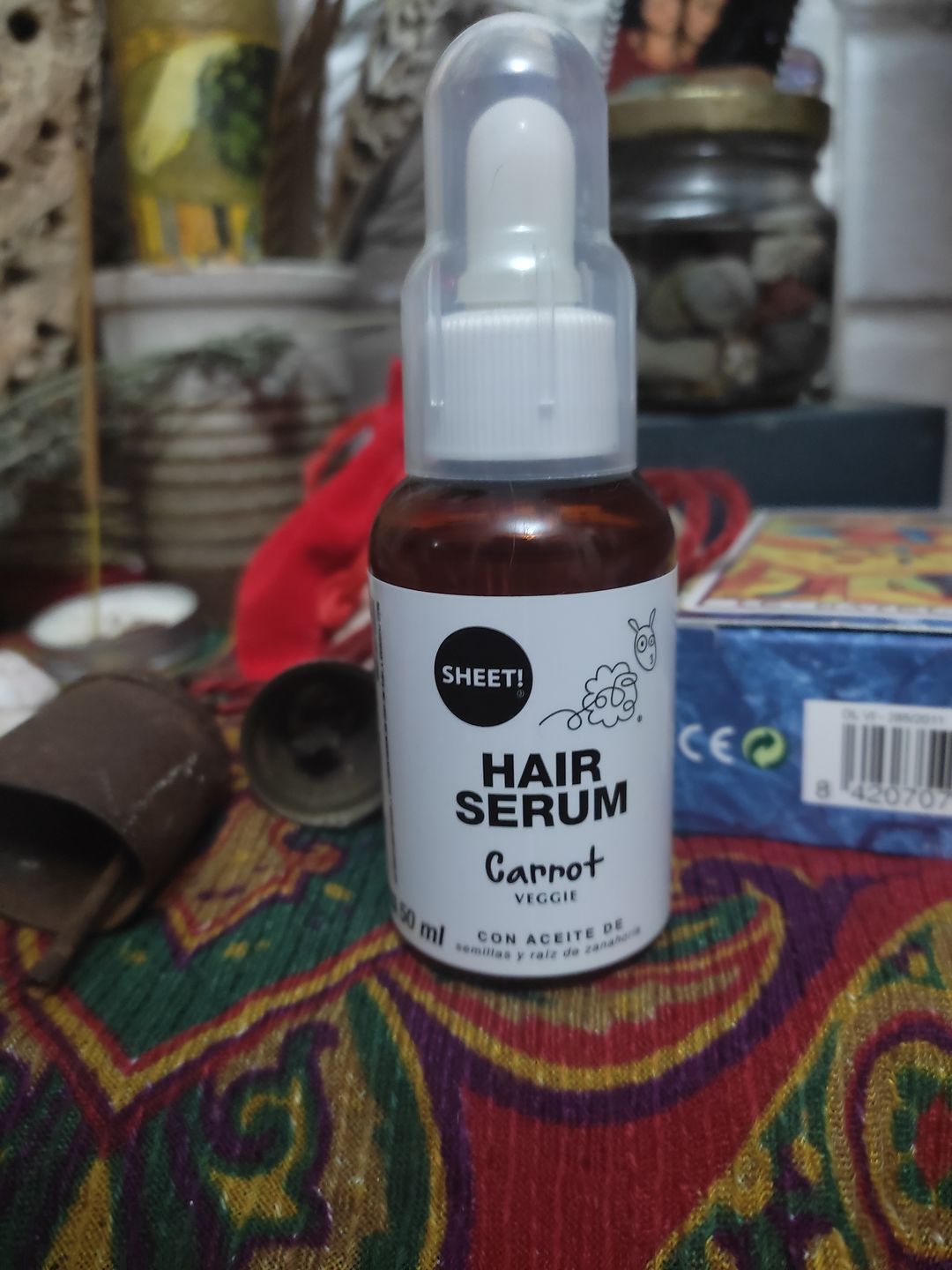 Customer photo review of Serum Zanahoria - Pelo y Pestañas