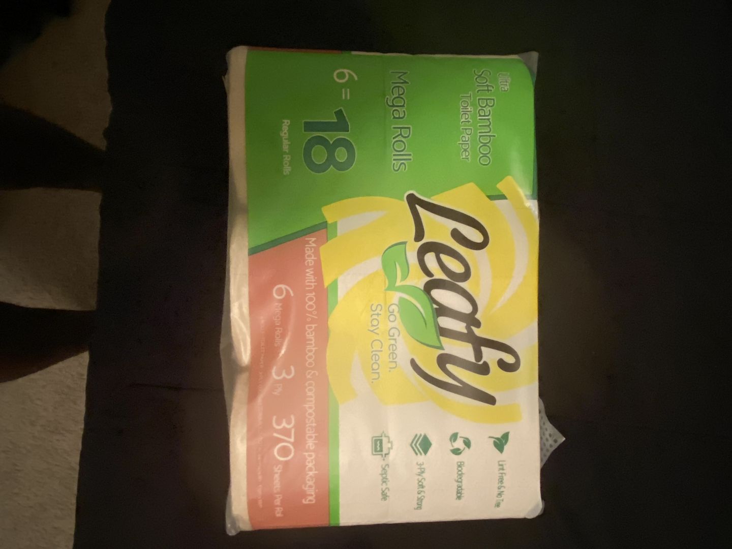 Customer photo review of Try a FREE pack of 6 rolls