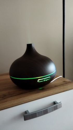 Customer photo review of Арома дифузер за етерични масла, 550ml с Led светлини и дистанционно