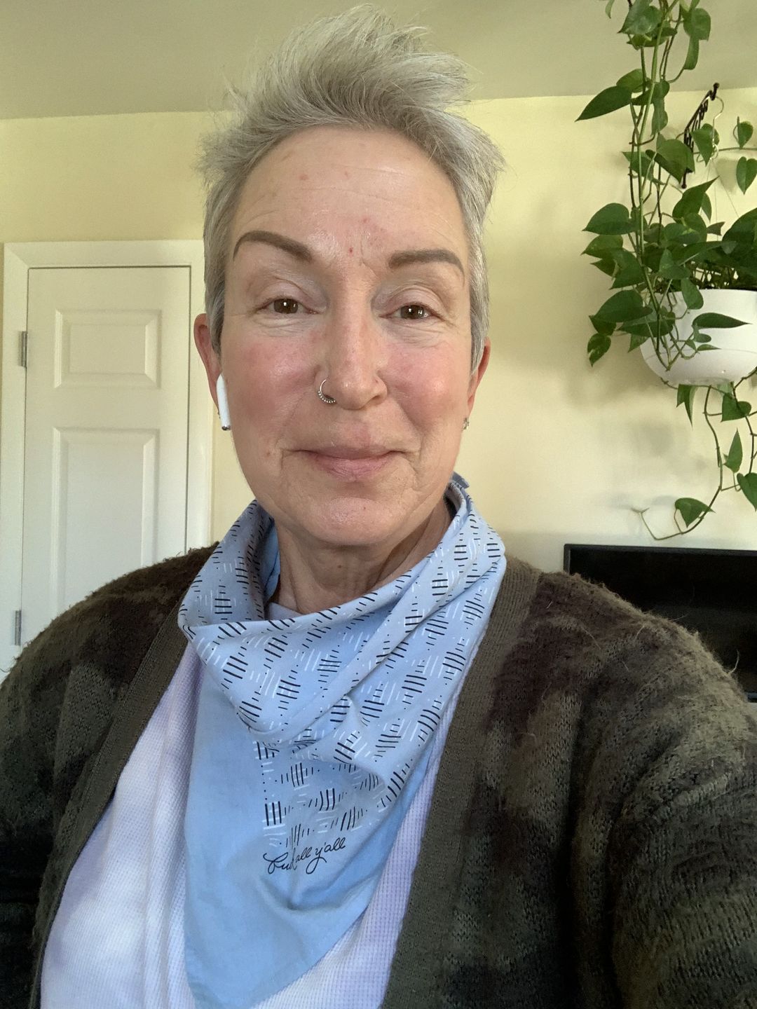 Customer photo review of 'fuck all y'all' bandana