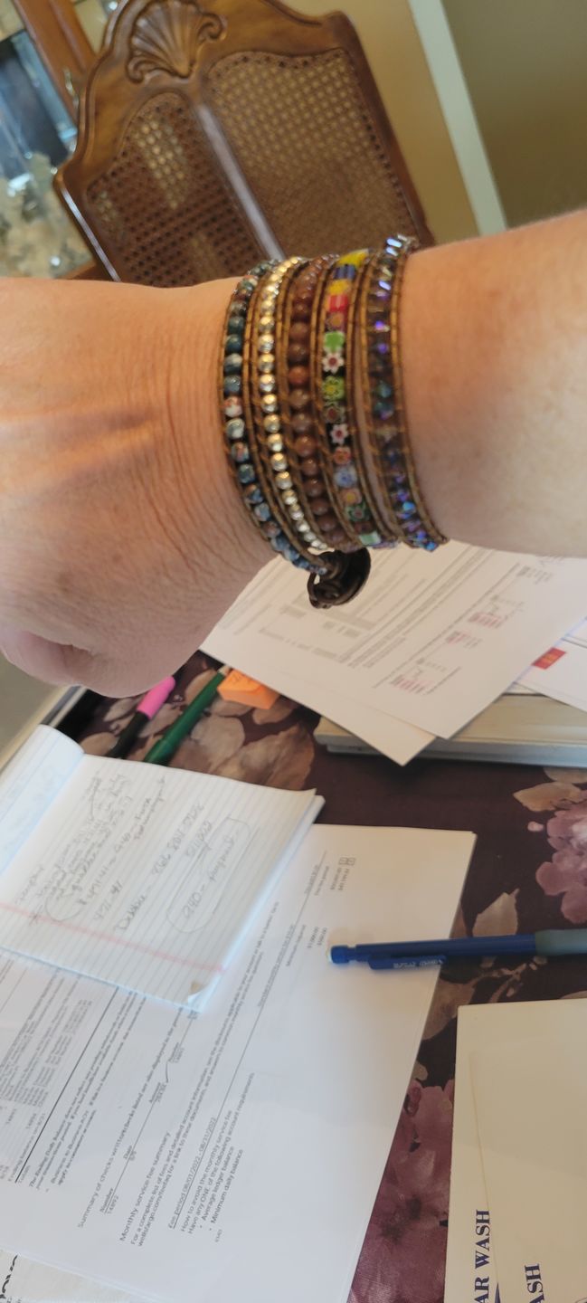 Customer photo review of Imperial Flower Protection Wrap Bracelet
