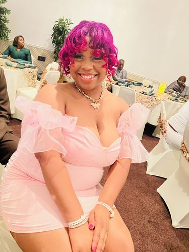 Customer photo review of Sequined Party Cut Out Mini Dress