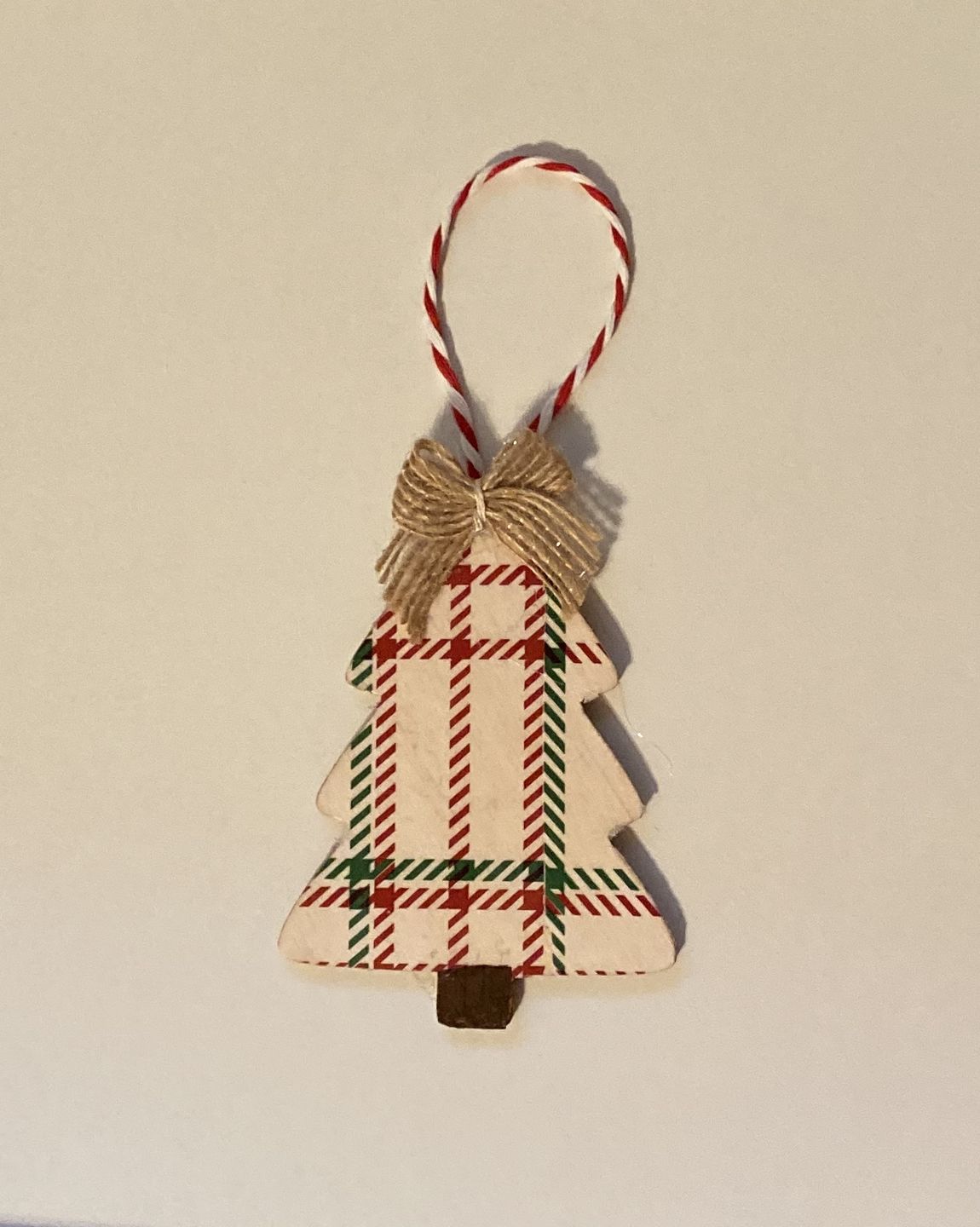 Customer photo review of Unfinished Wood Simple Christmas Tree Shape - Craft - up to 24" DIY